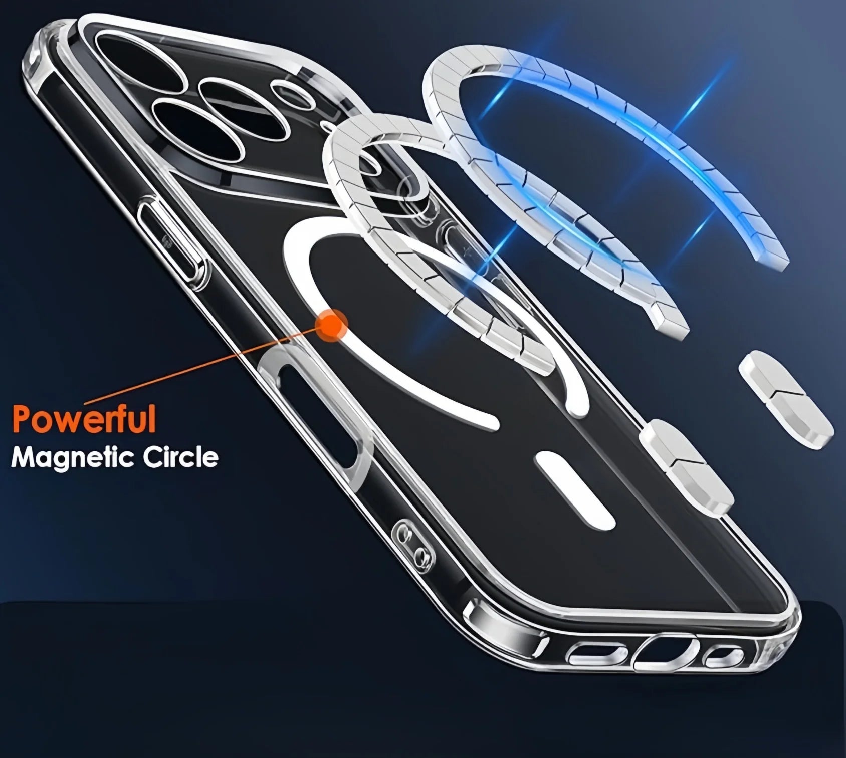 Clear MagSafe Compatible Case for iPhone 17 Series
